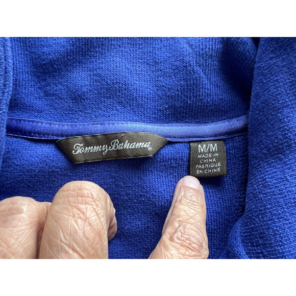 Faherty Tommy Bahama Men's Long Sleeve Cotton Sweatshirt Size M - Picture 4 of 8